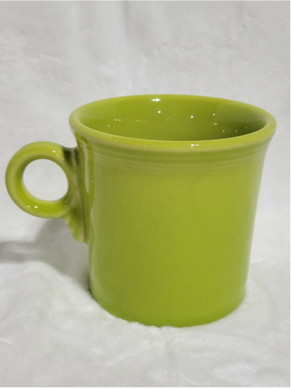 Fiesta Mug Fiestaware Ring Handle Lemongrass Homer Laughlin RETIRED -